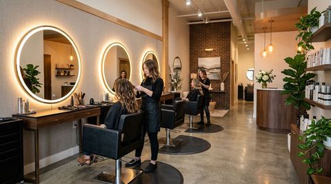 Illustration of Salon Chic, beauty salon in Florence, OR